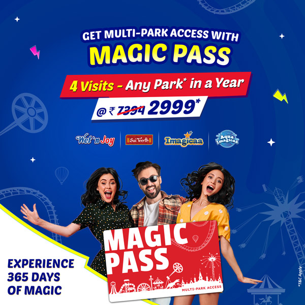 Magic Pass for access to 4 parks