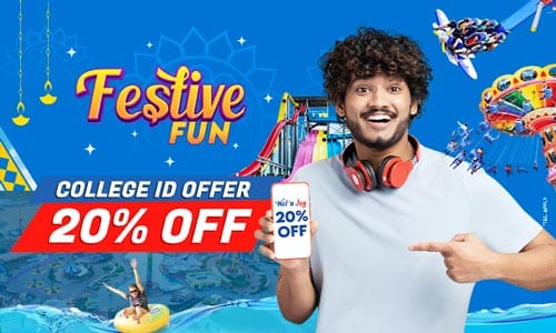 Festive Fun College ID offer -20% off by showing college ID, you can avail it.