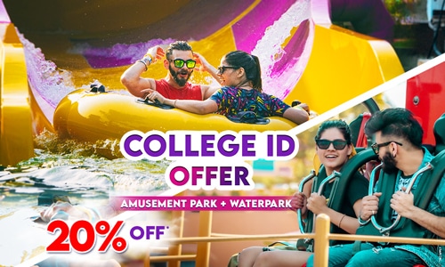 College ID Park -20% off On both park Ticket Price